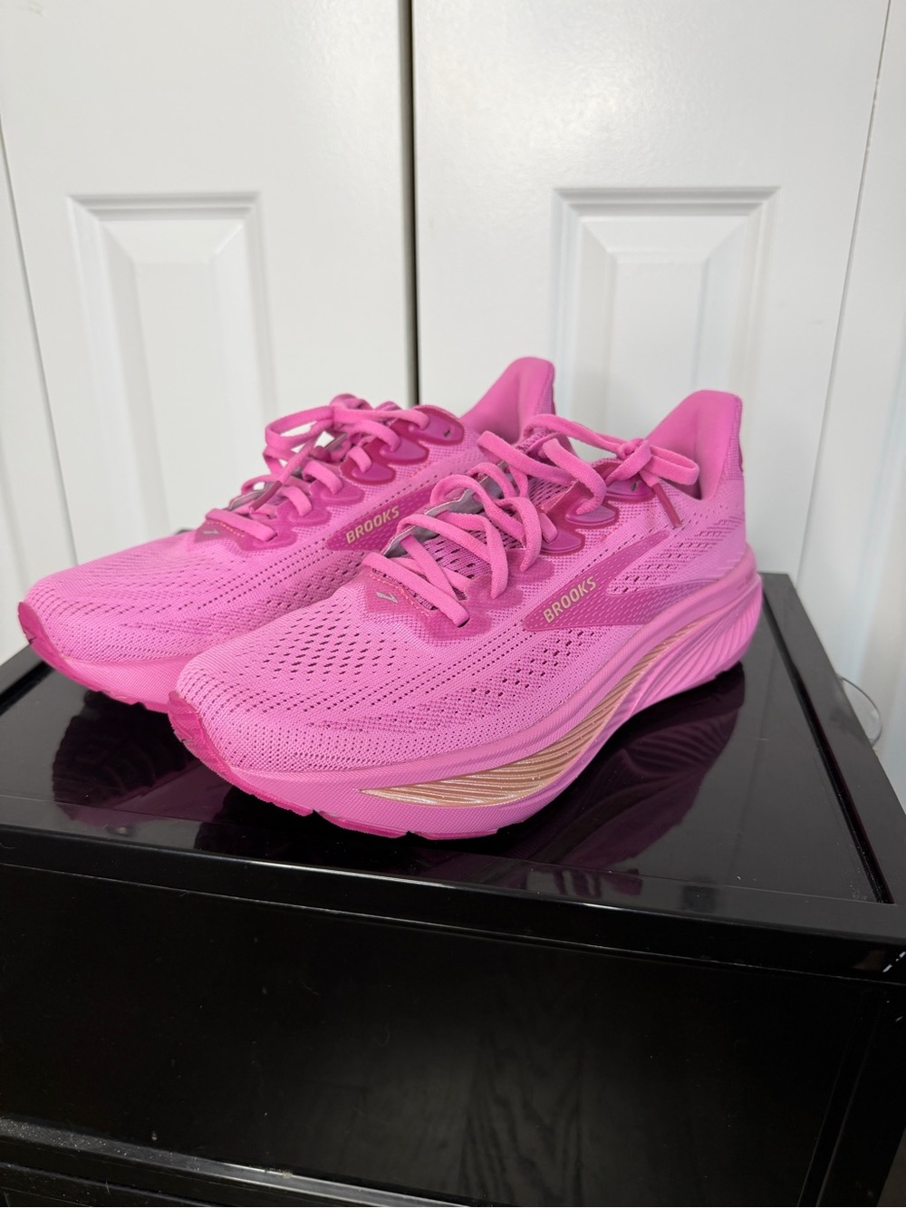 Brooks Women’s Hot Pink Cushioned Running Sneakers